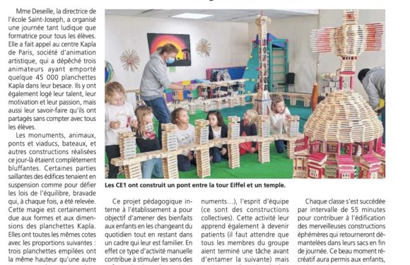 Des constructions Kapla bluffantes